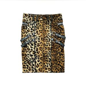 Lip Service Kings Leopard Skirt